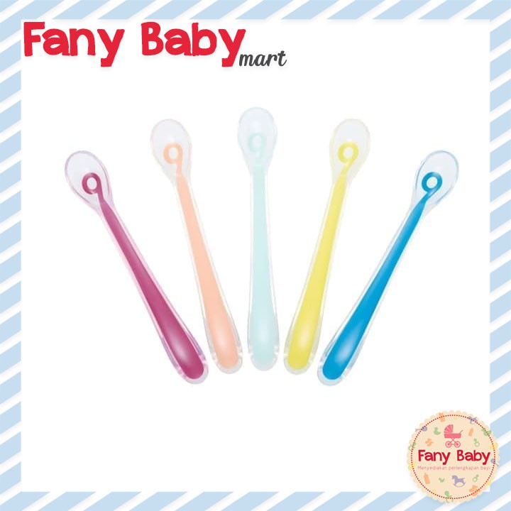 BABYMOOV SILICONE SPOON MULTICOLOR 1ST AGE - 5 PCS / A102407