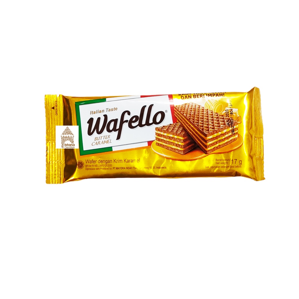 Roma Wafello Wafer Coconut /  Butter Caramel / Choco Blast 17 Gram SATUAN