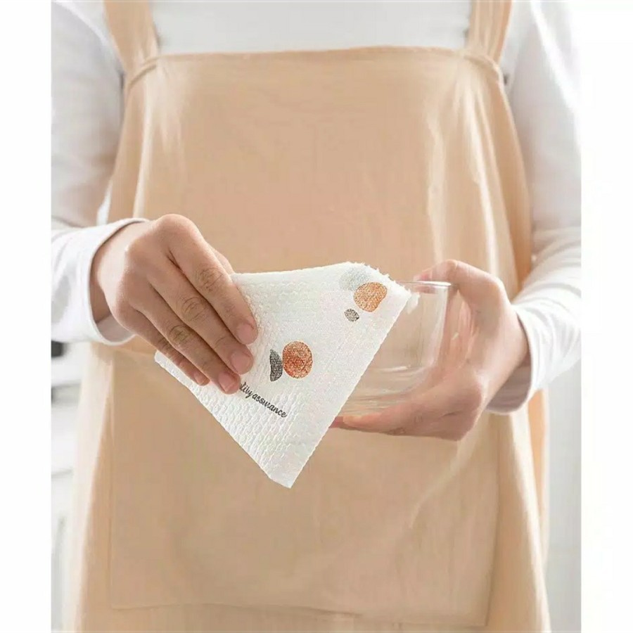 KERTAS TISSUE ROLL NYERAP MINYAK LEMBUT PEMBERSIH ALAT DAPUR REUSEABLE