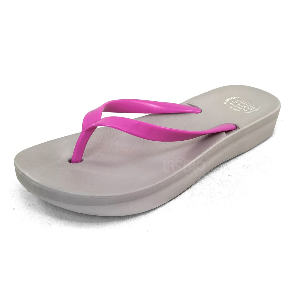 Porto Sandal Jepit Jalan Kasual Rumah Rubber Anti Slip Wanita 3030L