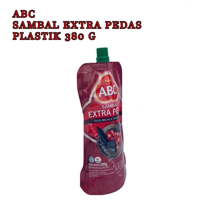 SAOS ABC EXTRA PEDAS PLASTIK 380ML