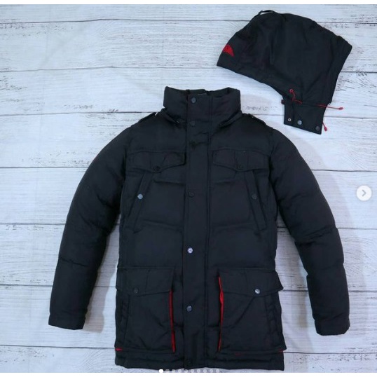 EVISU JEANS PARKA JACKET/ JAKET PARKA EVISU JEANS SECOND