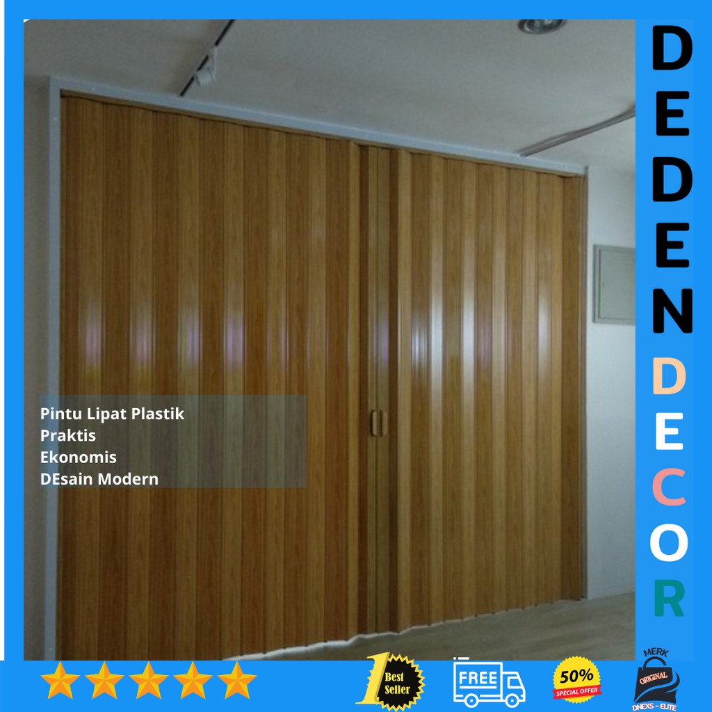 PVC Folding Door | Pintu lipat Plastik dnecselite