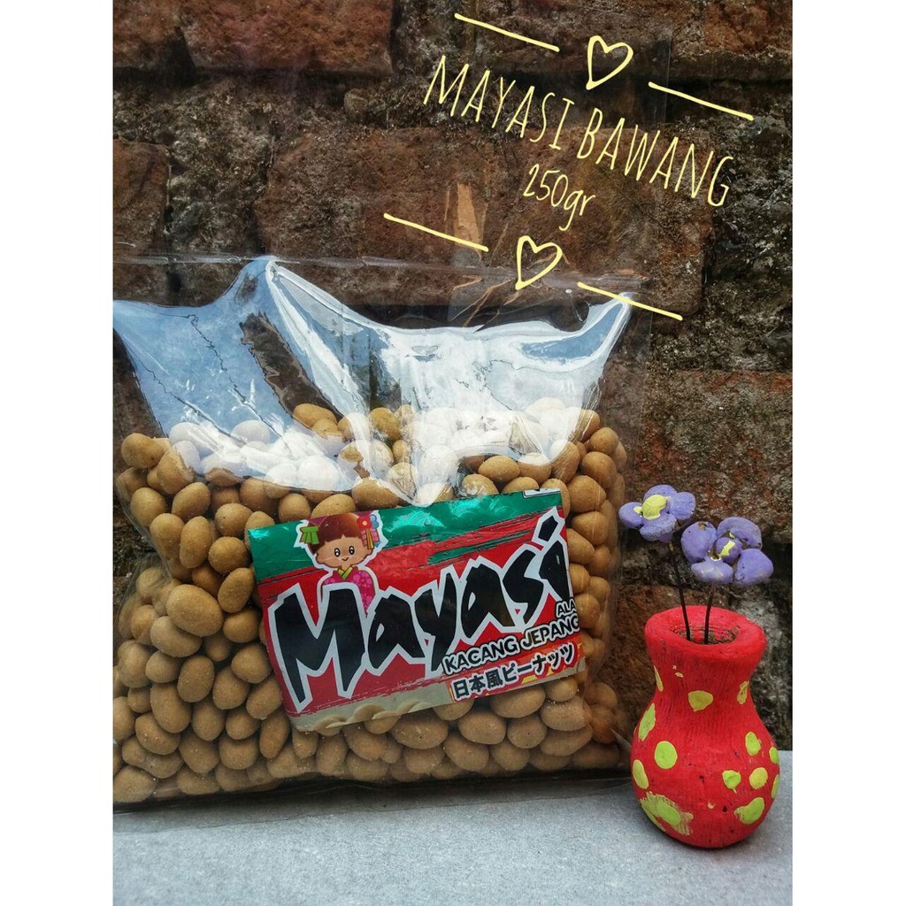 

Dijual Snack Kiloan Kacang Mayasi Rasa Bawang ATAU Pedas 250 gram terlaris