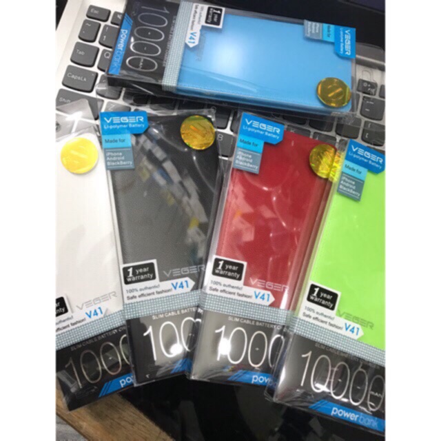 Powerbank power bank pb slim veger 10000mah 10.000mah 10000 mah 10.000 10rb real ultimate x108 x 108