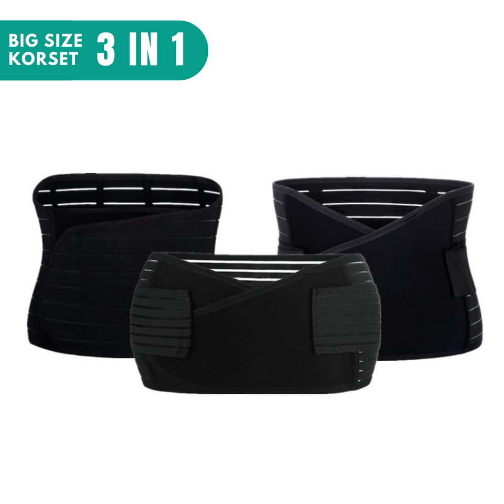 BIG SIZE Korset 3 In 1 Pasca Melahirkan Momiasi