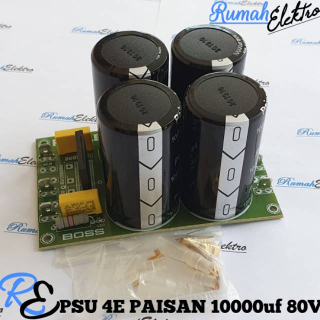 Kit PSU 4 Elco PAISAN 10000uf 80V Plus Skun