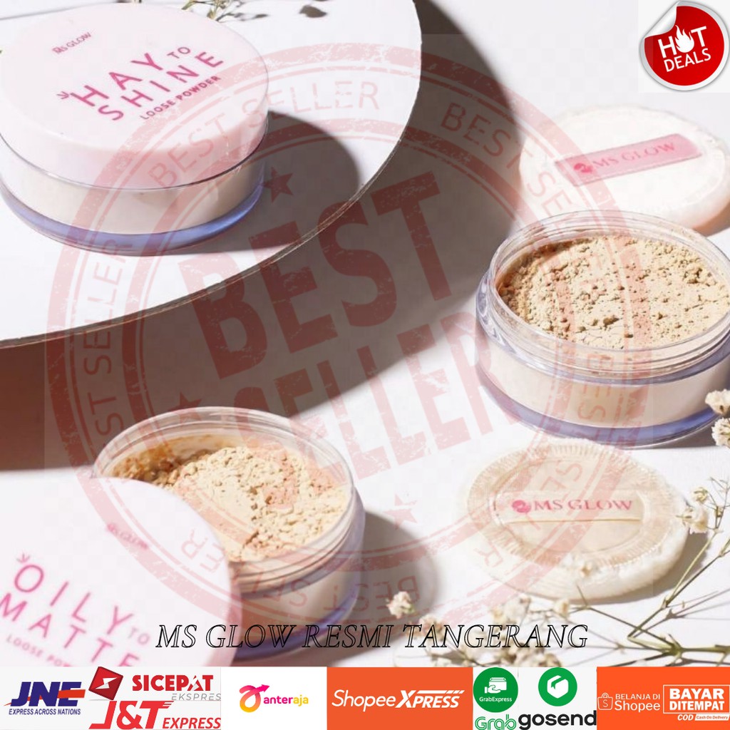 Ms Glow Perfect Glow Loose Powder / BAYAR DITEMPAT COD-1