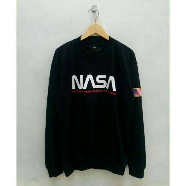 Crewnek nasa H&amp;M Hitam