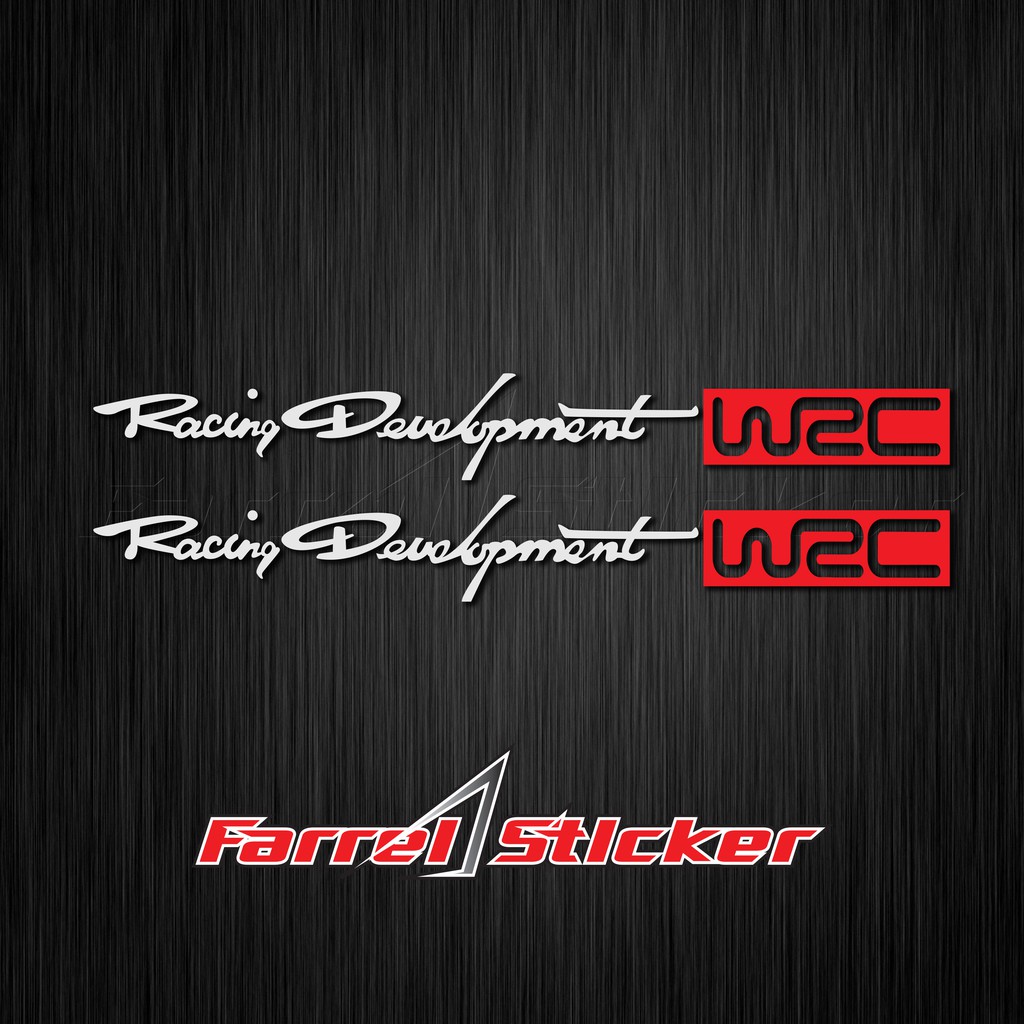 stiker sticker wrc racing handle spion