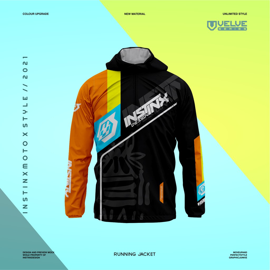 Jaket Parasut Racing Custom