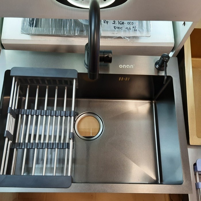 Wastafel - Bak Cuci Piring Stenlis 5040 Hitam