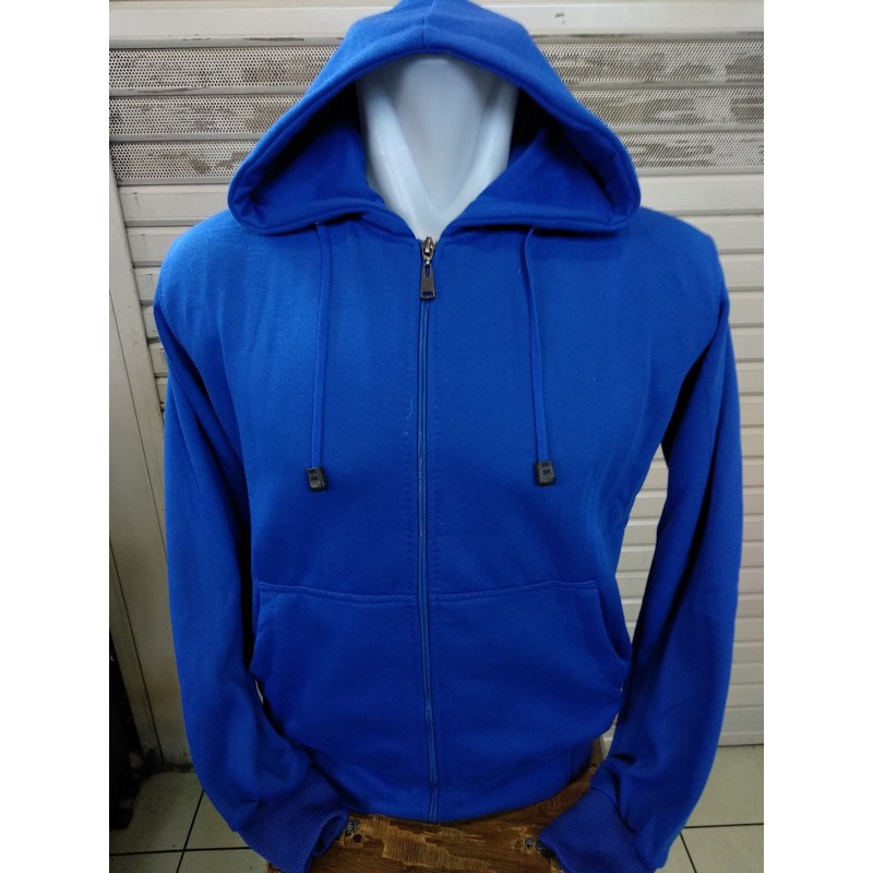 (PROMO) Jaket Hoodie Zipper Biru Benhur