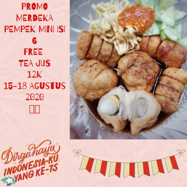 

Pempek Mini puyuh isi 6