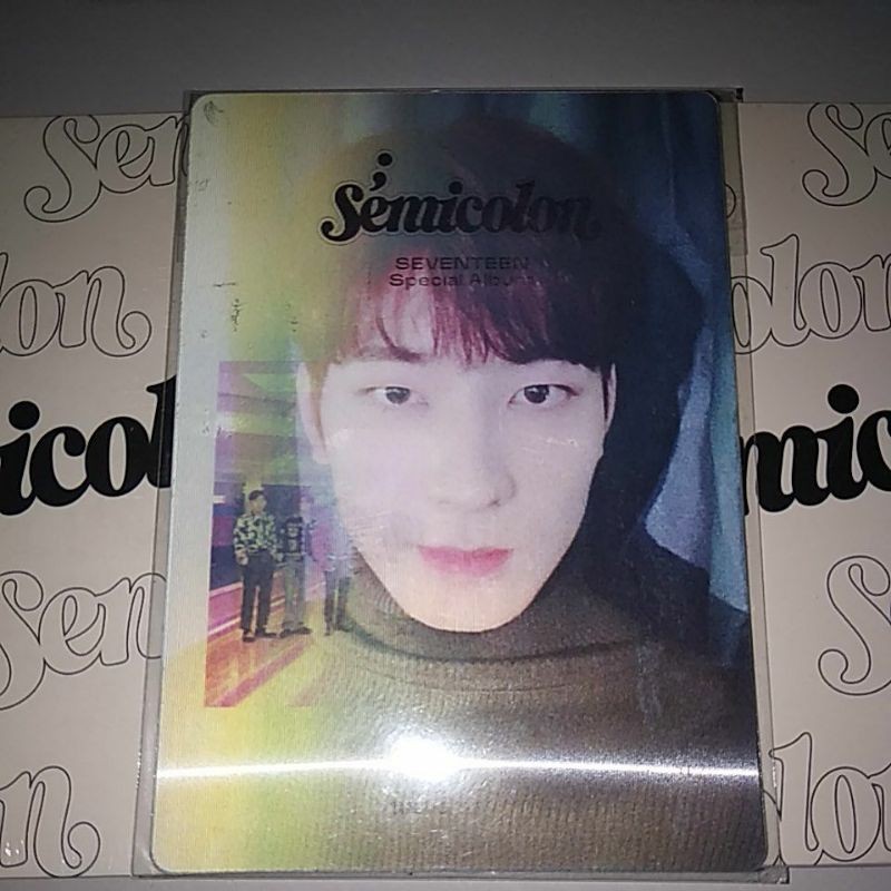 SEVENTEEN SEMICOLON SPECIAL ALBUM WEVERSE BENEFIT LENTICULAR WONWOO