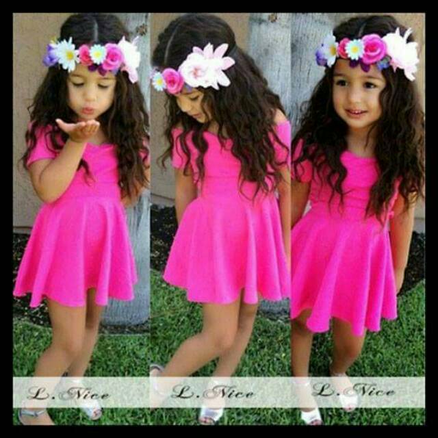 Dress Anak Cewek Pink Mania