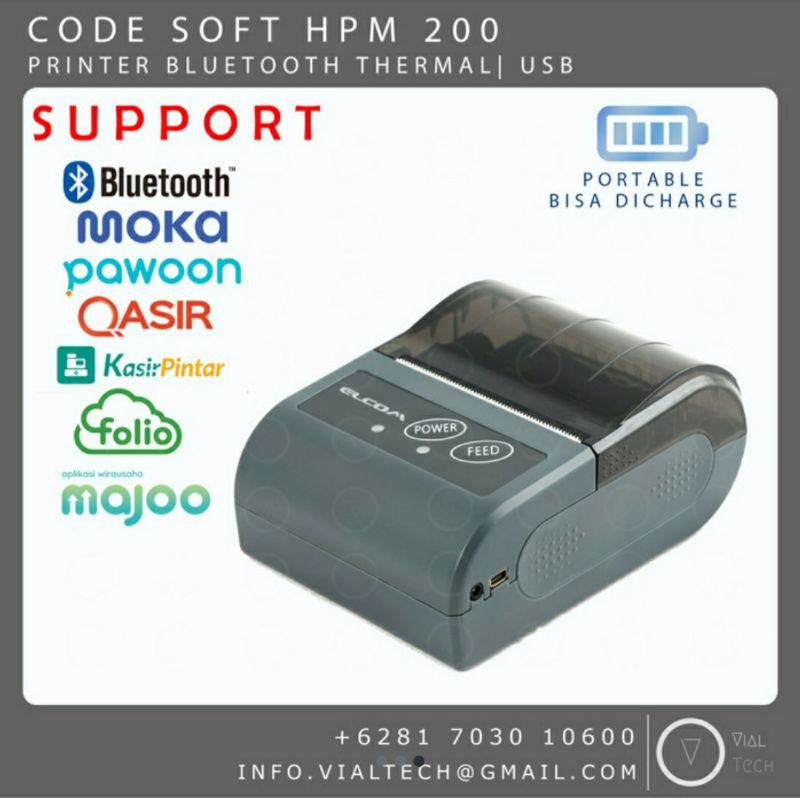 BLUETOOTH PRINTER CODESOFT HP-M200 | HPM 200 |