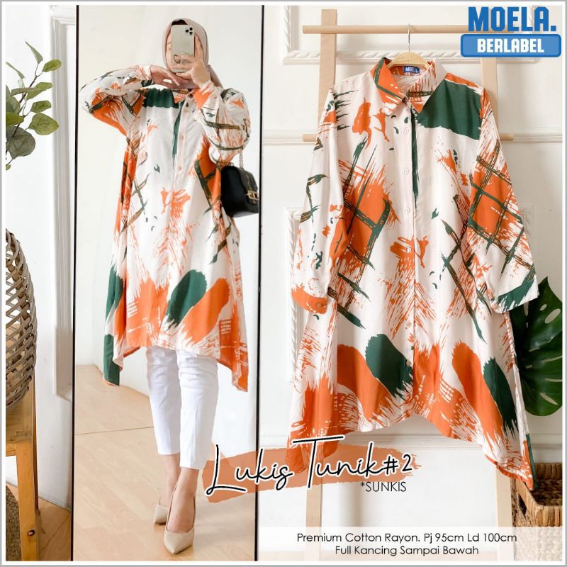 TUNIK MOTIF LUKIS LUKIS TUNIK