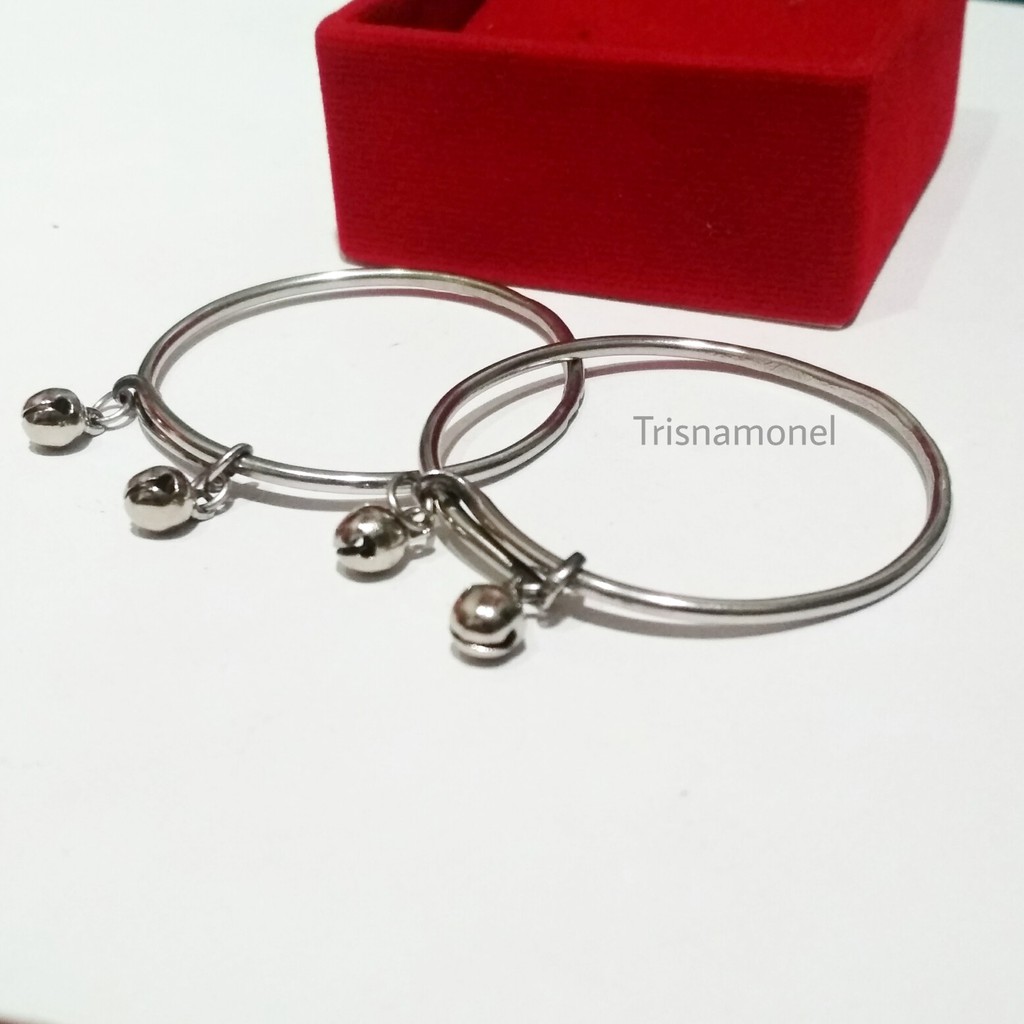 GELANG MONEL ANAK ORIGINAL PAKAI LONCENG