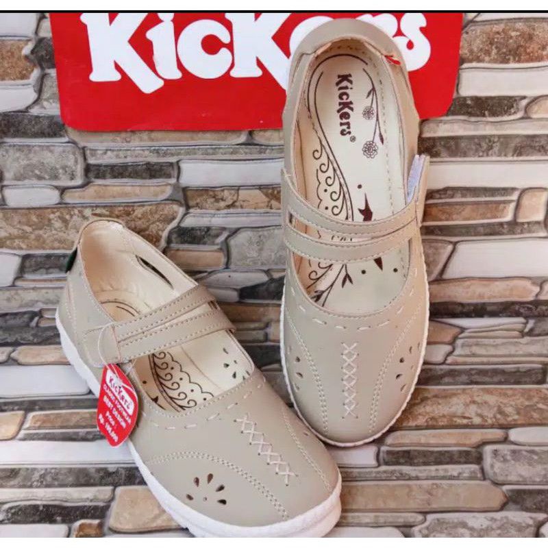 sepatu kickers wanita casual murah jumbo 41_45/ Aulia 47