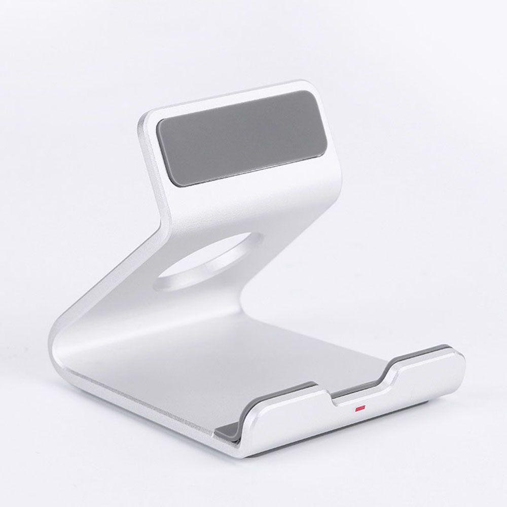 Rebuy Holder Ponsel Paduan Aluminium Dapat Dilipat Desktop Ponsel Stand Desktop Adjustable Tablet Holder