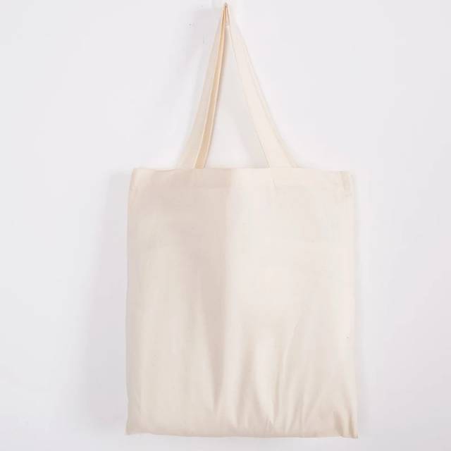 RIZKIBAG Tote bag kanvas Polos brokenwhite