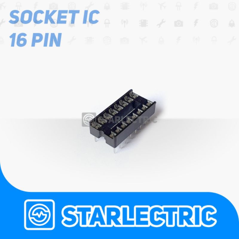 Soket IC 16p socket IC 16 pin 16pin DIP