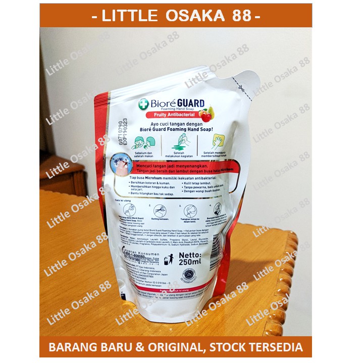 Biore Foaming Hand Soap Refill Antibacterial 250 ml