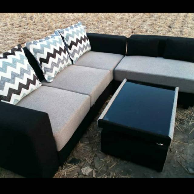 Sofa L sudut minimalis