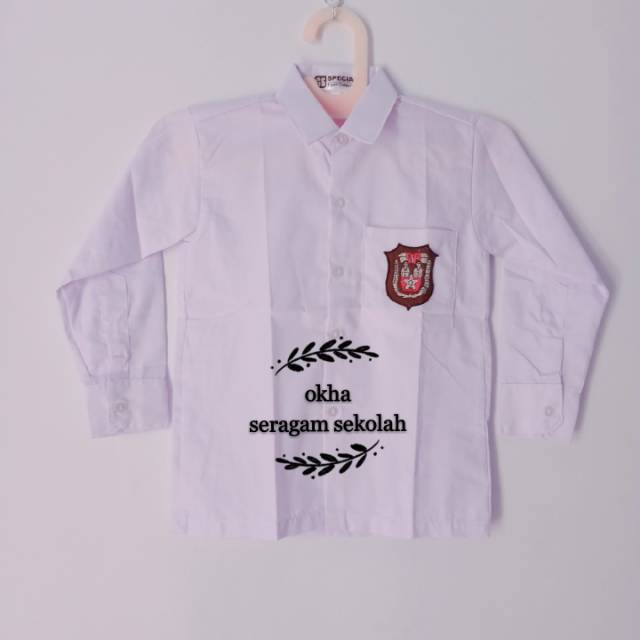 Baju putih GS bet & polos Lengan panjang SD/MI SERAGAM SEKOLAH