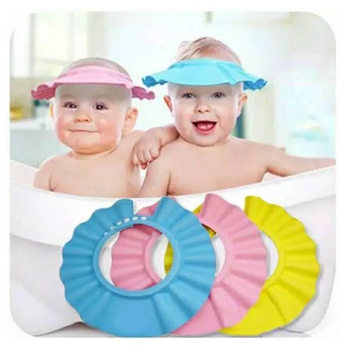 Baby Shower Cap / Topi Keramas Anak Bayi Mandi CBKS LC