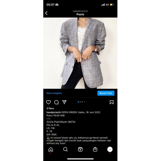 zio zia plaid blazer