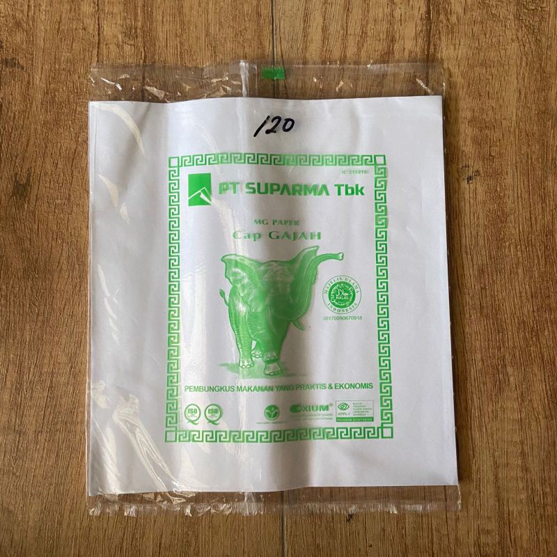 

KERTAS ALAS NASI/ MAKANAN CAP GAJAH