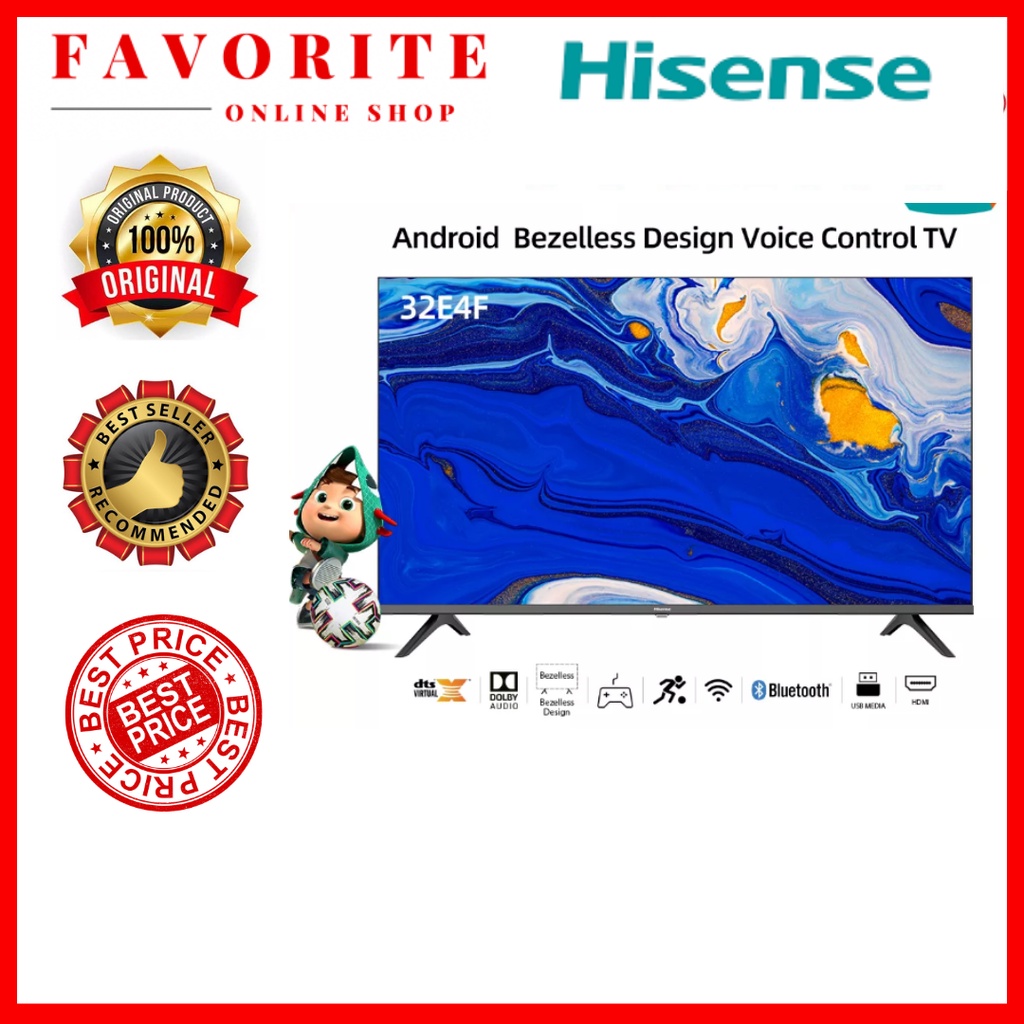 LED HISENSE 32A600F ANDROID SMART TV ORIGINAL LED HISENSE 32 INCH