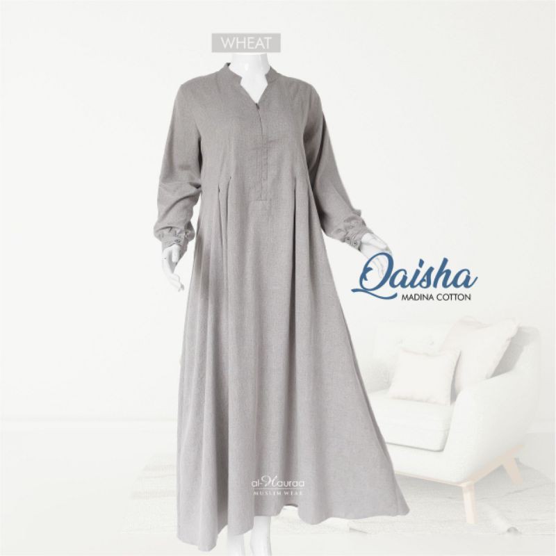 Gamis Qaisha Madina by Al-Hauraa | Gamis Only | Madina Cotton | Busui Friendly
