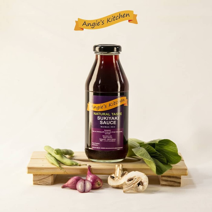 

Angie's Kitchen Saus Sukiyaki Rasa Natural 350ml | sauce | dressing | bumbu | masak