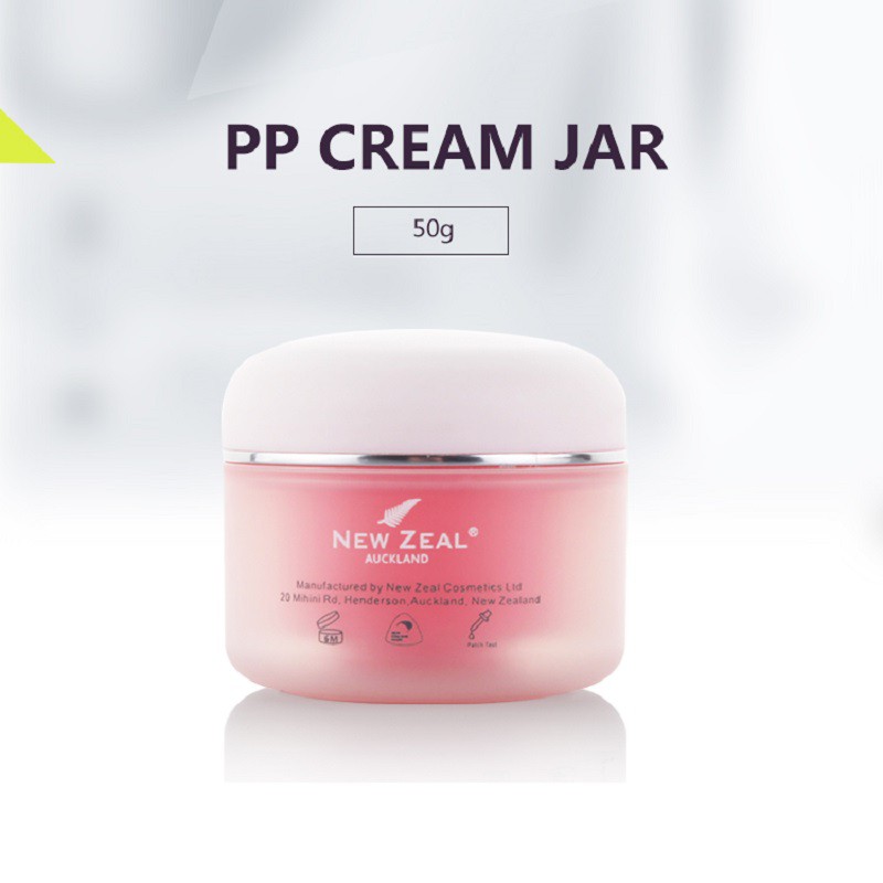 Cream Pot Jar 50gr Frosted Plastik Wadah Kemasan Krim Kosmetik 50 gr