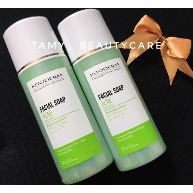 KITODERM FACIAL SOAP ACNE HIJAU SUSU 100ml