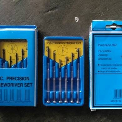 Obeng jam set kecil mini Precision Screwdriver set 6pcs