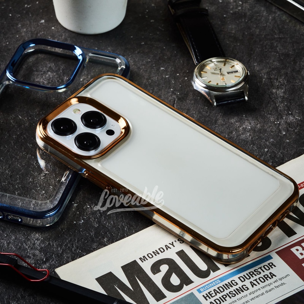 Real electro plating [hardcase] case for iphone 12 13 pro max