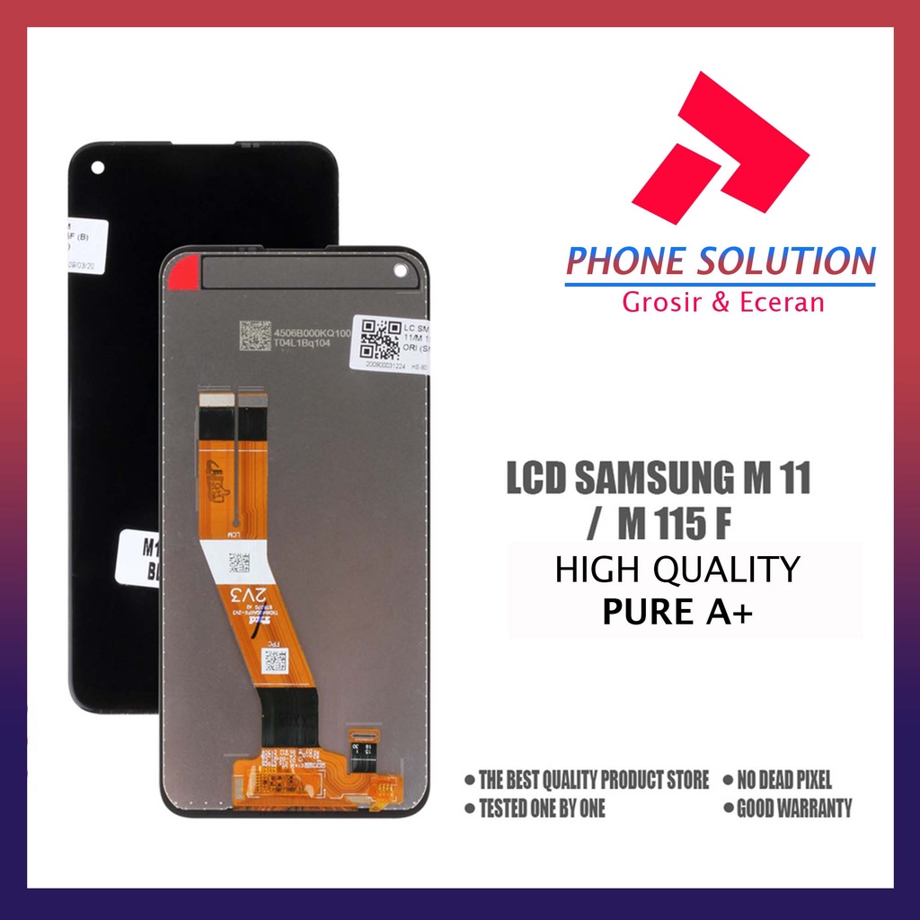 LCD Samsung M11/M115F/A11 Fullset Touchscreen Original 100% // Supplier LCD Samsung - Garansi 1 Bulan