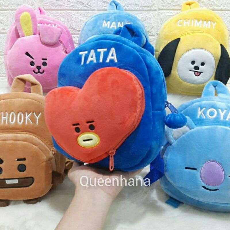 Tas Ransel Boneka Anak BTS / Backpack Anak BTS / Ransel Anak