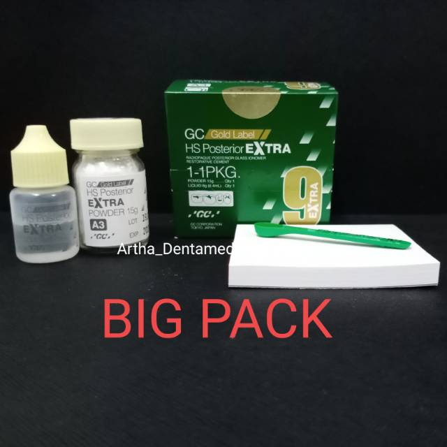 GIC FUJI 9/ GIC FUJI IX / GLASS IONOMER FUJI 9 A3  ( BIG PACK ) Dental