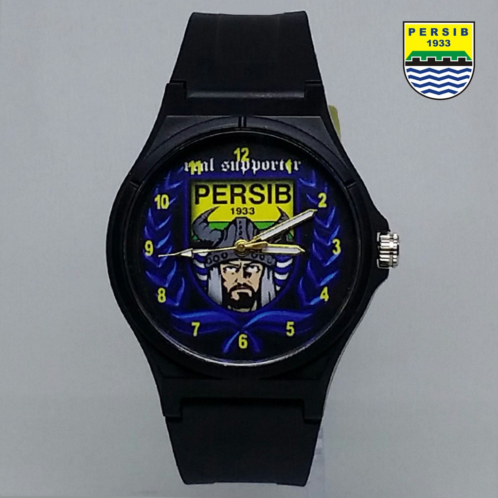 JAM TANGAN PERSIB ANTI AIR (+BOX JAM BB &amp; +BATREI CADANGAN)