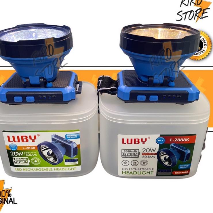 ۩ Senter Kepala LUBY 20 watt / Headlamp LUBY L2888 / 2888L / 2888K ←