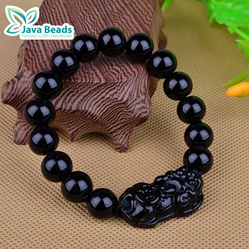 Gelang Pixiu Black Onyx