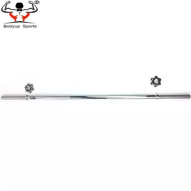 Stick Solid Barbell 150Cm Chrome Bar Stik Barbel Panjang Lurus Gym