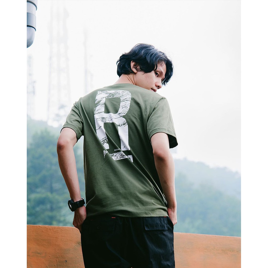 Kaos Roughneck T401 Army Scratch  | Roughneck T-shirt  | Baju Kaos Roughneck