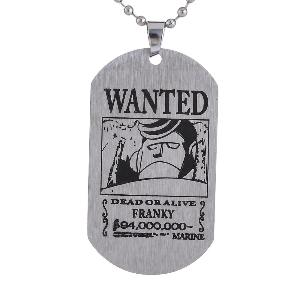 Wonder One Piece Kalung Perhiasan Punk Liontin Vintage Luffy Zoro