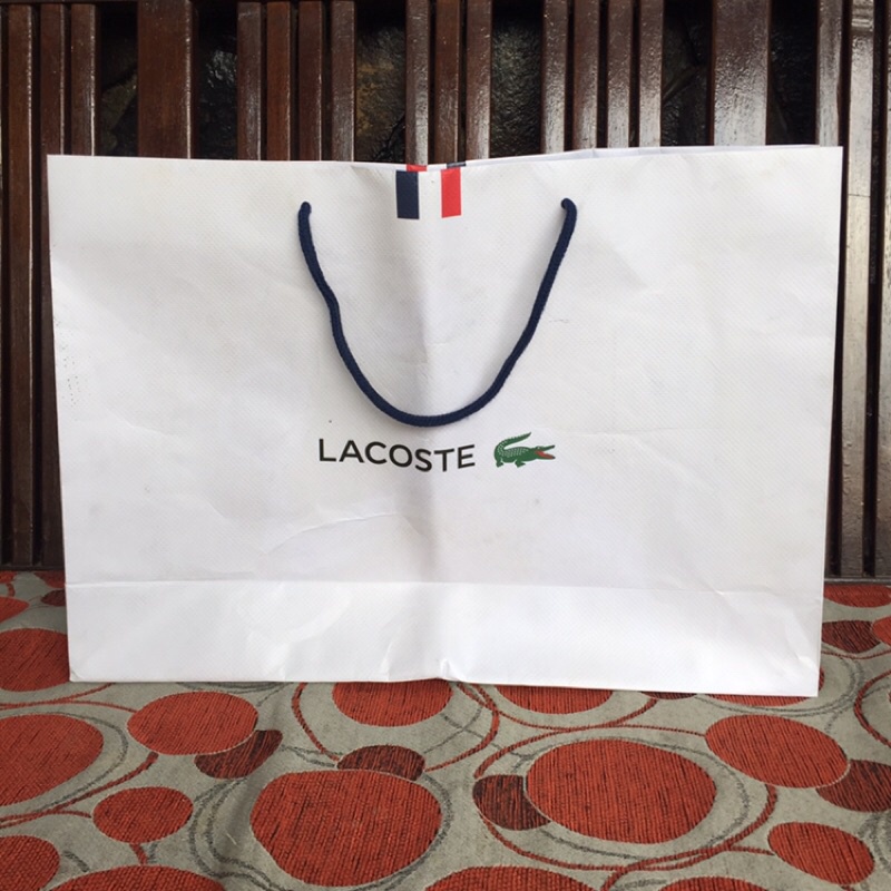 

paperbag lacoste size L original store